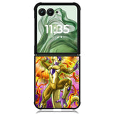 golden frieza X00941 Motorola Moto Razr+ Plus 2024/2025 Case, Motorola Razr 50 Ultra/50s Ultra Case