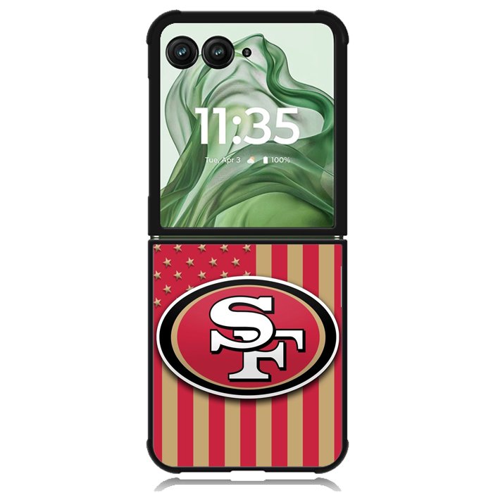 san francisco 49ers Logo X00935 Motorola Moto Razr+ Plus 2024/2025 Case, Motorola Razr 50 Ultra/50s Ultra Case