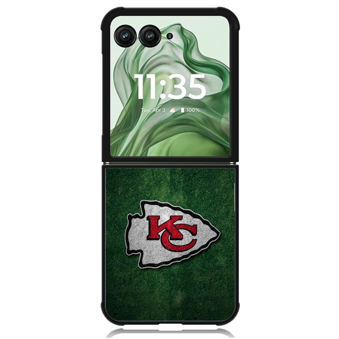 Kansas City Chiefs X01035 Motorola Moto Razr+ Plus 2024/2025 Case, Motorola Razr 50 Ultra/50s Ultra Case