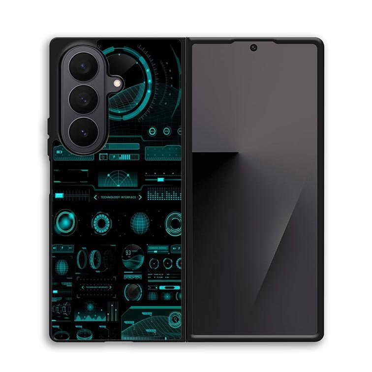 premium vector of Technology X01022 Samsung Galaxy Z Fold 7 Case