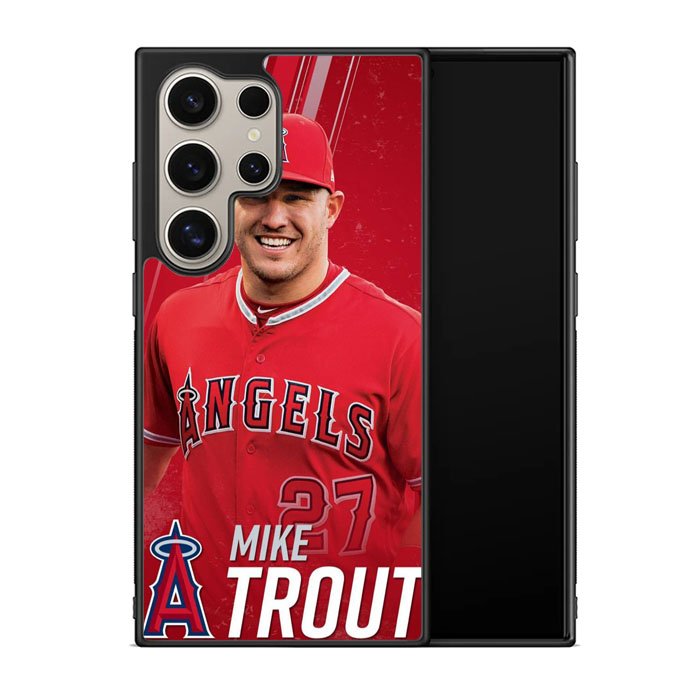 mike trout baseball X01213 Samsung Galaxy S24 Ultra 5G Case