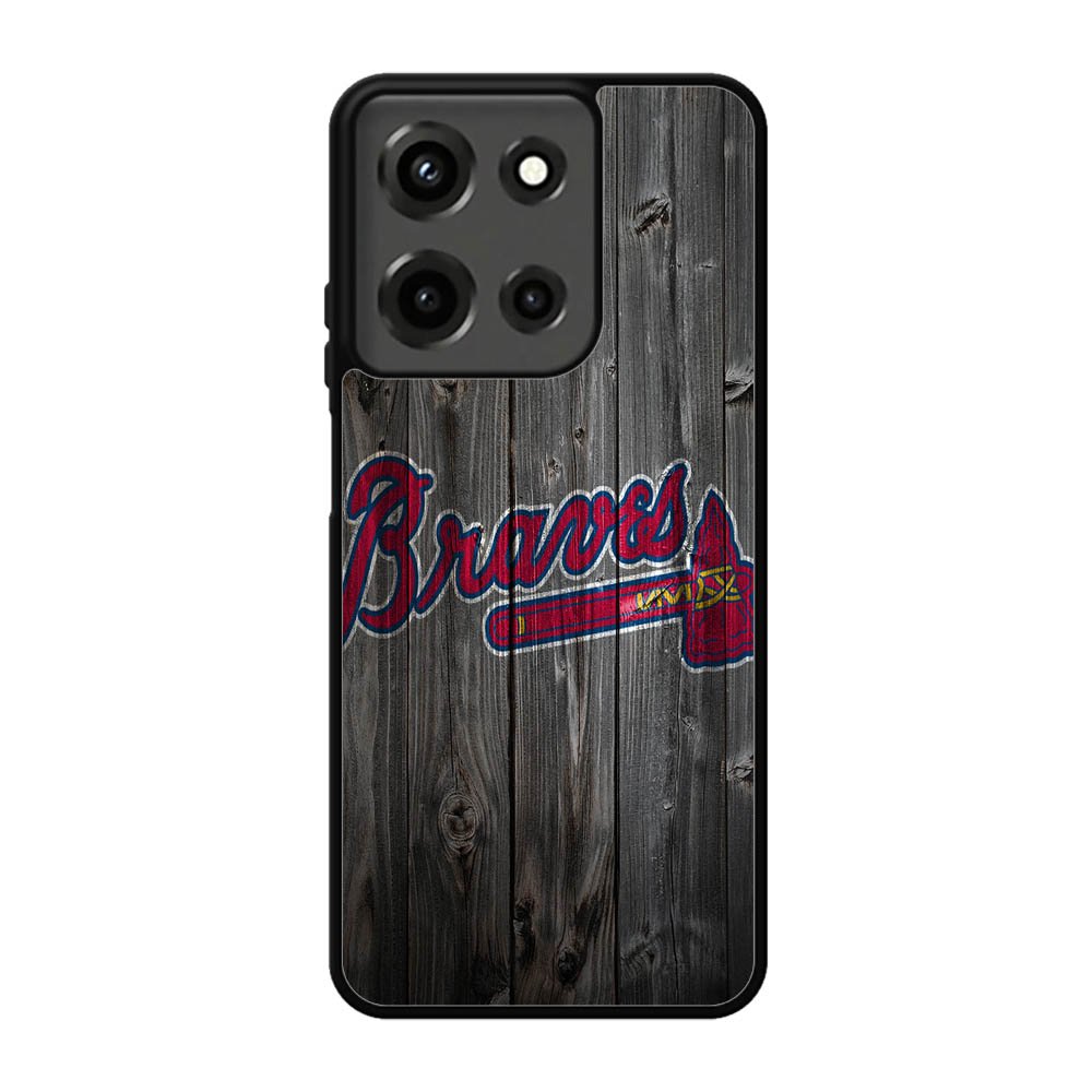 atlanta braves wood Motorola Moto G 5G 2025 Case FE7991