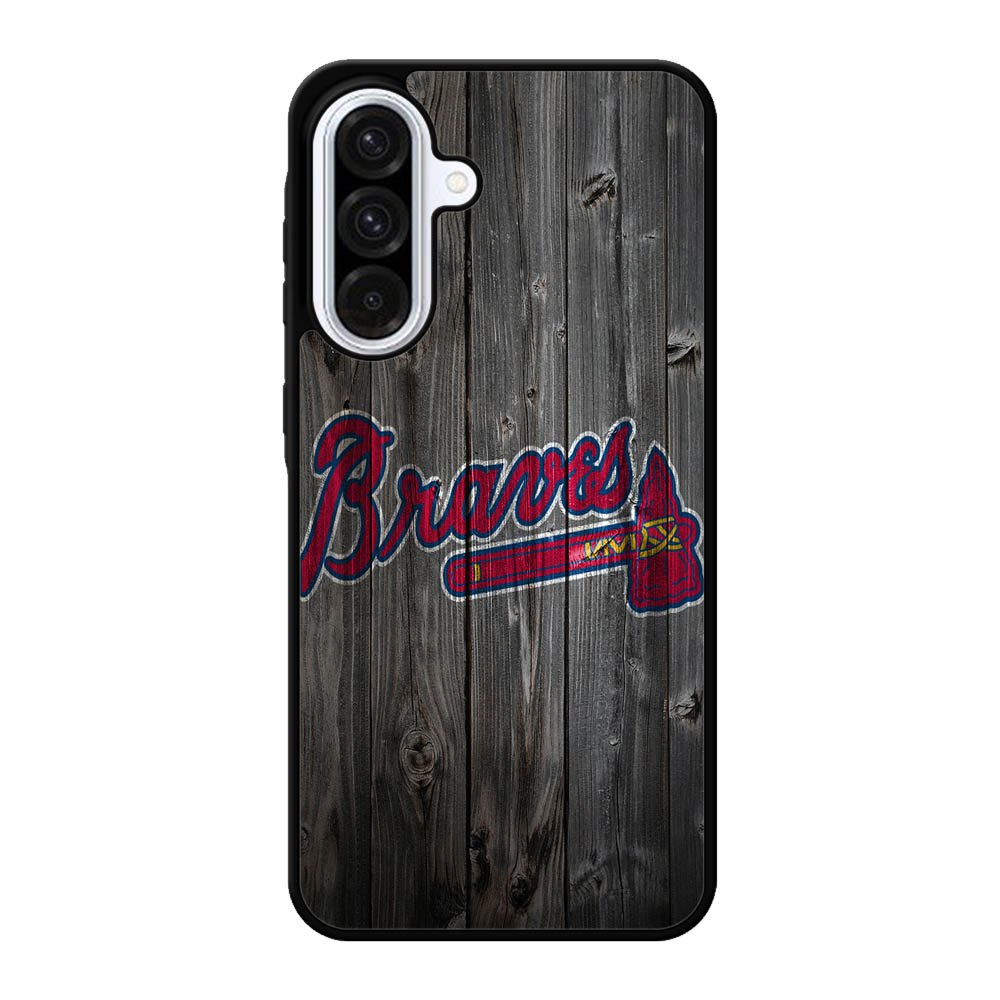 atlanta braves wood Samsung Galaxy A56 Case FE7991