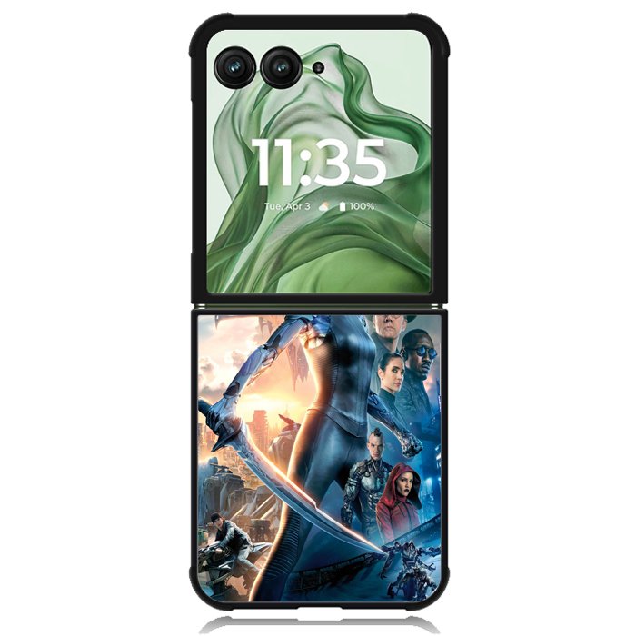 alita battle angel X01268 Motorola Moto Razr+ Plus 2024/2025 Case, Motorola Razr 50 Ultra/50s Ultra Case
