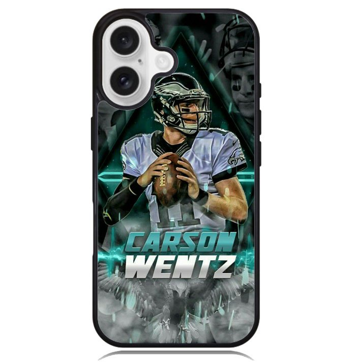 carson wentz philadelphia eagles X01343 iPhone 16 Plus Case