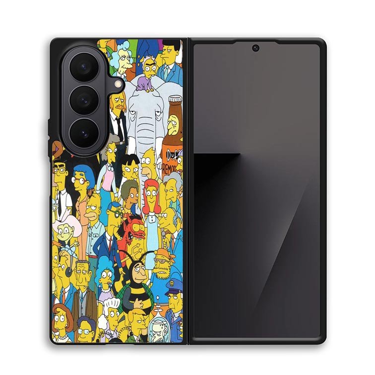 The Simpsons Characters X01580 Samsung Galaxy Z Fold 7 Case
