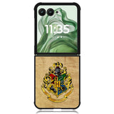 Hogwarts Emblem X01571 Motorola Moto Razr+ Plus 2024/2025 Case, Motorola Razr 50 Ultra/50s Ultra Case