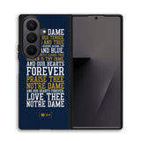 Notre Dame Football X02250 Samsung Galaxy Z Fold 7 Case