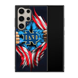 notre dame fighting irish flag X02249 Samsung Galaxy S25 Ultra 5G Case