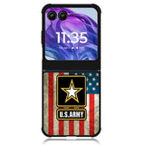 us army flag Motorola Moto Razr 2024 , Moto Razr 50 Case