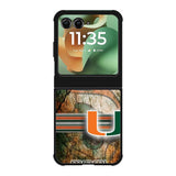 miami hurricanes Logo X02184 Motorola Moto RAZR 2025 Case