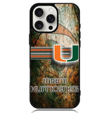 miami hurricanes Logo X02184 iPhone 16 Pro Max Case