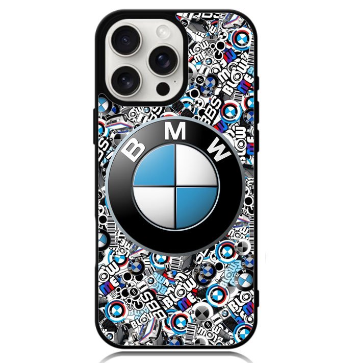 bmw sticker bomb X02147 iPhone 16 Pro Max Case