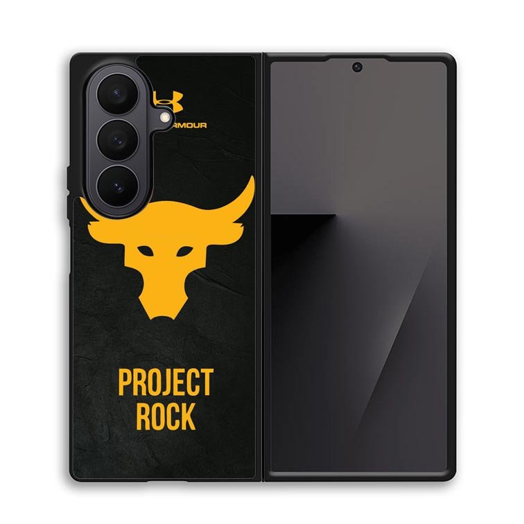 project rock Wallpaper X02128 Samsung Galaxy Z Fold 7 Case