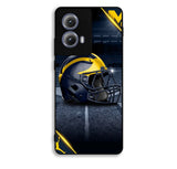 michigan wolverines helmet Motorola Moto Edge 2024 Case FE1735