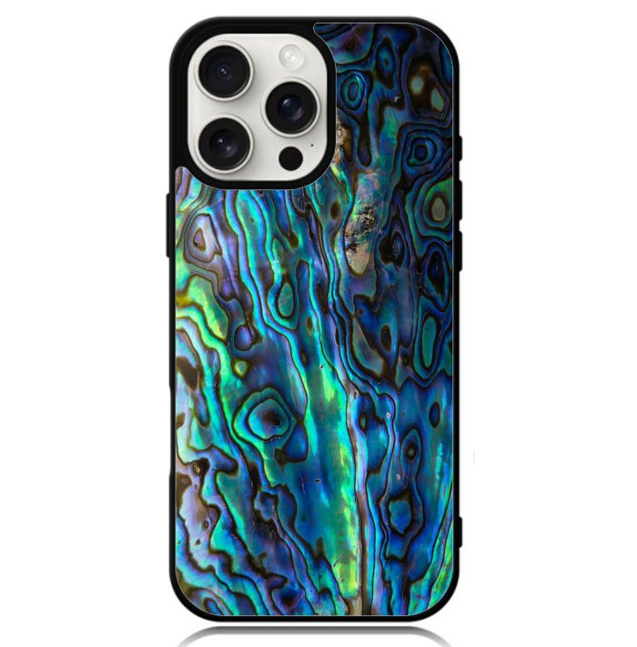 holographic abalone shell X02076 iPhone 16 Pro Max Case