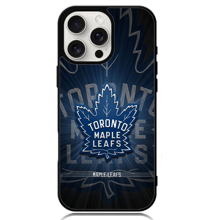 toronto maple leafs black X02069 iPhone 16 Pro Case