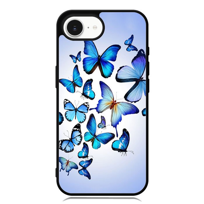 Beautiful Blue Butterfly iPhone 16e Case