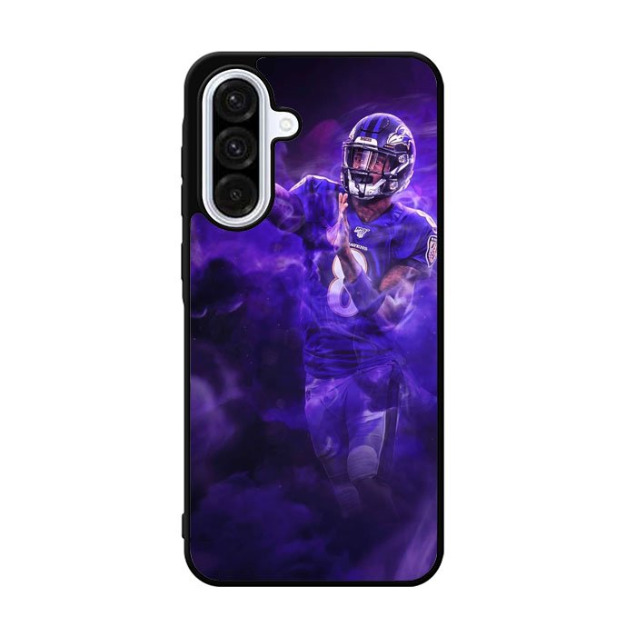 Lamar Jackson Smoke Samsung Galaxy A36 Case FE0255