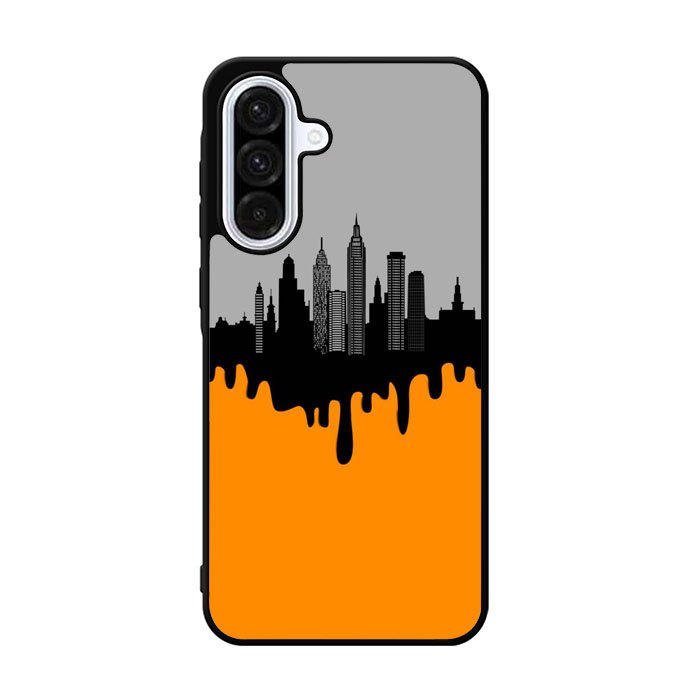 Black Orange Samsung Galaxy A36 Case FE7503