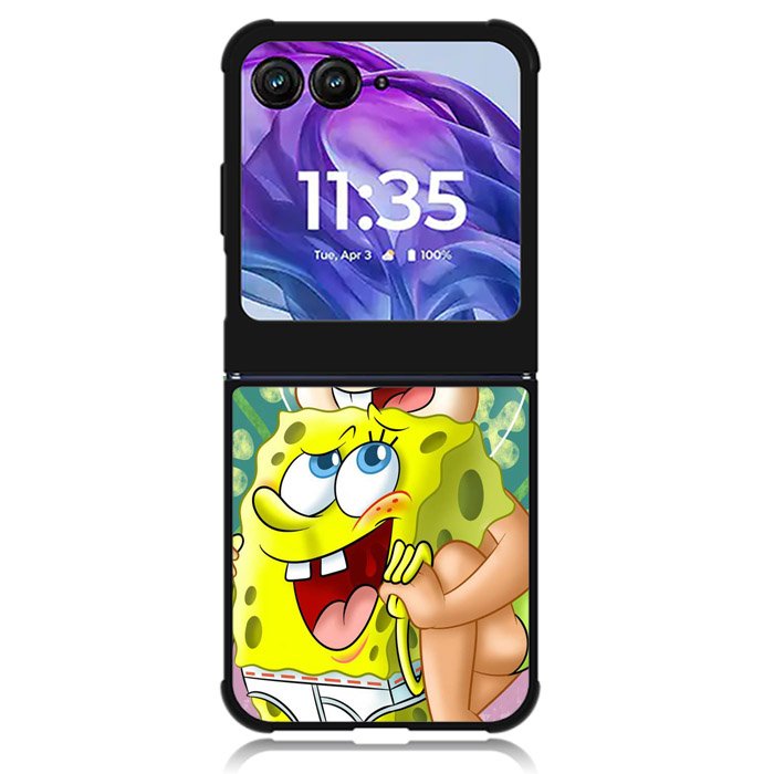 Spongebob 7th Motorola Moto Razr 2024 , Moto Razr 50 Case