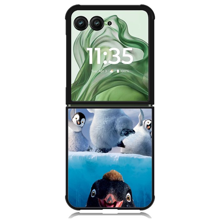 Happy Feet 2 Movie Wallpaper HD X0588 Motorola Moto Razr+ Plus 2024/2025 Case, Motorola Razr 50 Ultra/50s Ultra Case