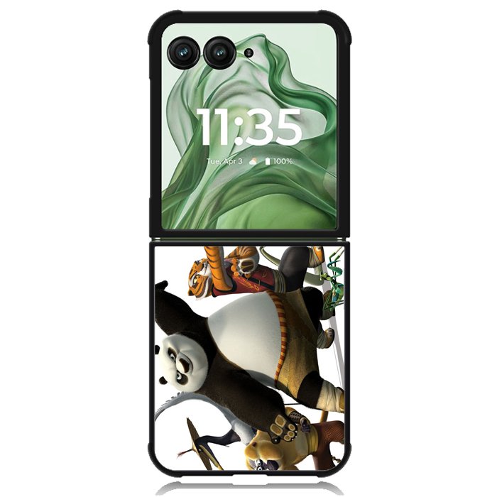 Kung Fu Panda 1 X0847 Motorola Moto Razr+ Plus 2024/2025 Case, Motorola Razr 50 Ultra/50s Ultra Case