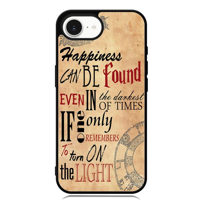 Harry Potter book quote iPhone 16e Case