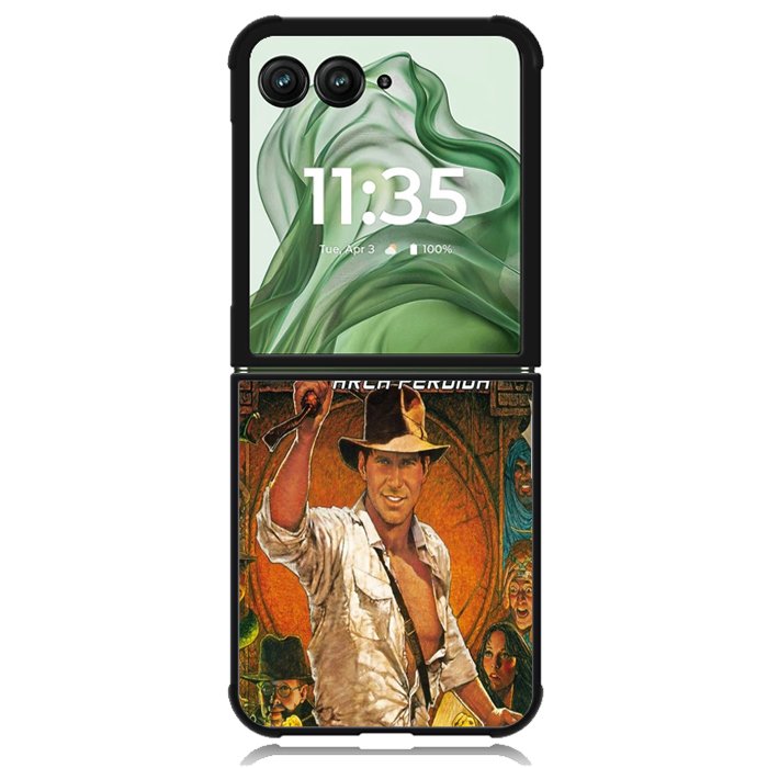 Indiana Jones Adventure Movie X1216 Motorola Moto Razr+ Plus 2024/2025 Case, Motorola Razr 50 Ultra/50s Ultra Case