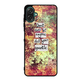Inspirational Quote sparkle X1218 Samsung Galaxy A07 Case