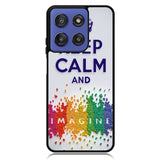 Keep Calm and imagine X1245 Motorola Moto G Stylus 5G 2025 Case