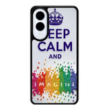 Keep Calm and imagine X1245 Samsung Galaxy S25 Edge Case