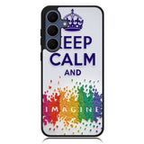 Keep Calm and imagine X1245 Samsung Galaxy S25 FE Case