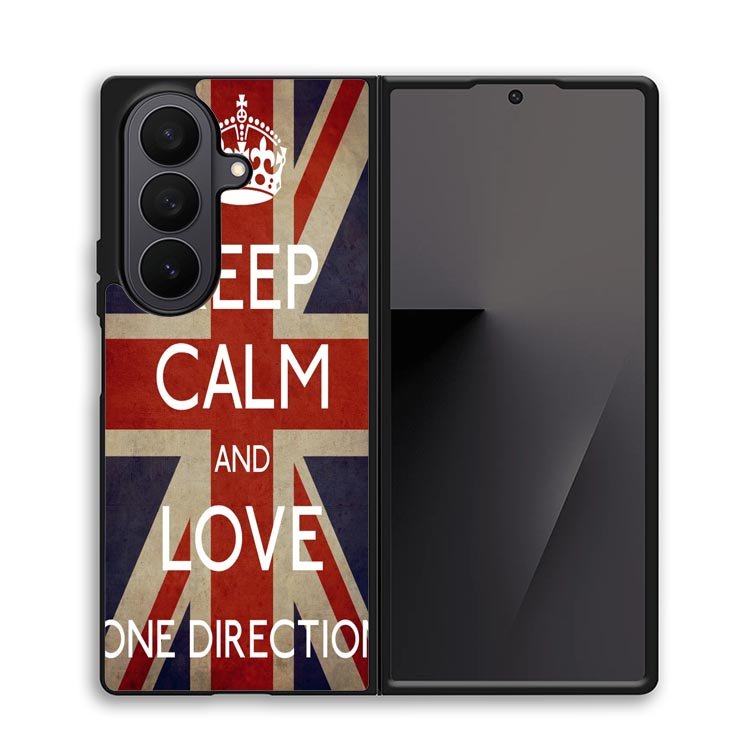 Keep Calm and Love 1D X1244 Samsung Galaxy Z Fold 7 Case