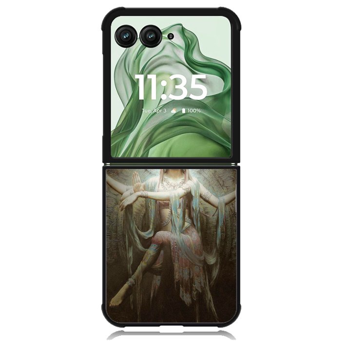 Guan Yin X1330 Motorola Moto Razr+ Plus 2024/2025 Case, Motorola Razr 50 Ultra/50s Ultra Case