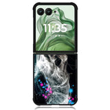 Fantasy Black X1415 Motorola Moto Razr+ Plus 2024/2025 Case, Motorola Razr 50 Ultra/50s Ultra Case