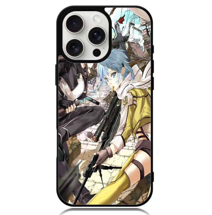 Gun Gale Sinon Kirito X1396 iPhone 16 Pro Case