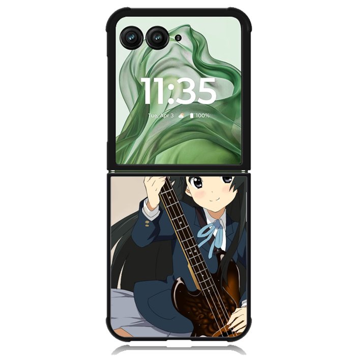 K-ON Akiyama Mio X1435 Motorola Moto Razr+ Plus 2024/2025 Case, Motorola Razr 50 Ultra/50s Ultra Case