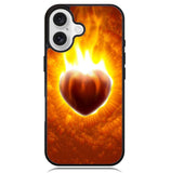 Love Burning Heart X1458 iPhone 16 Case
