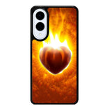 Love Burning Heart X1458 Samsung Galaxy S25 Edge Case