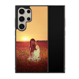 Girl In Red Flowers X1710 Samsung Galaxy S24 Ultra 5G Case