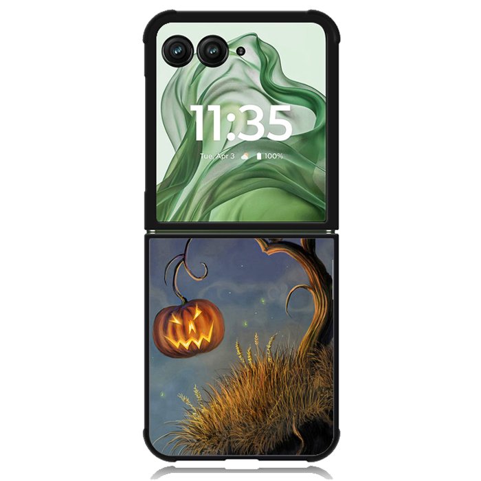 Halloween X1713 Motorola Moto Razr+ Plus 2024/2025 Case, Motorola Razr 50 Ultra/50s Ultra Case