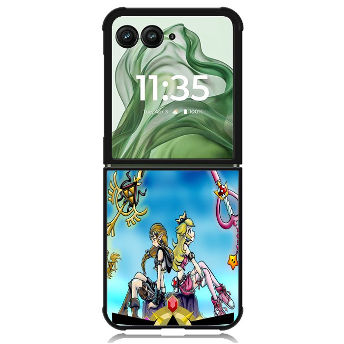 Legend of Zelda Kingdom X2226 Motorola Moto Razr+ Plus 2024/2025 Case, Motorola Razr 50 Ultra/50s Ultra Case