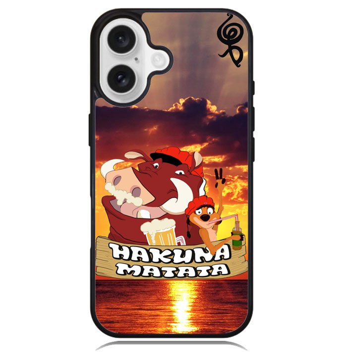 Hakuna Matata Illustration X2339 iPhone 16 Case