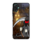 Orange Halloween Moon X2669 Samsung Galaxy A07 Case