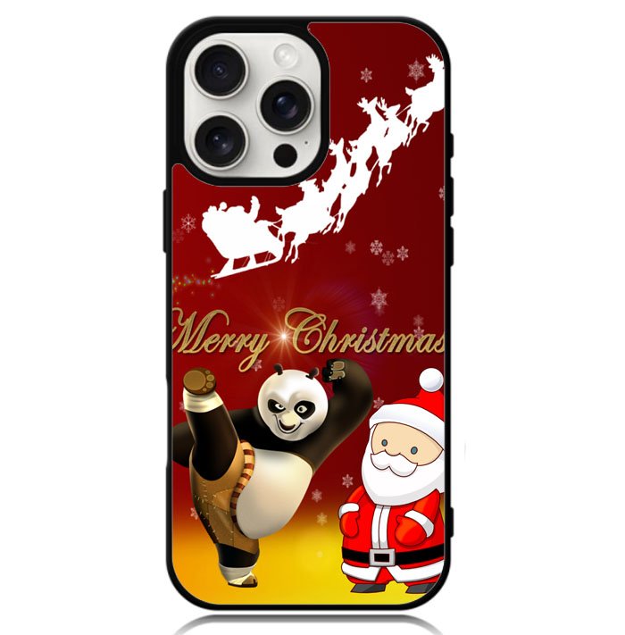 kungfu panda Christmas X2875 iPhone 16 Pro Case