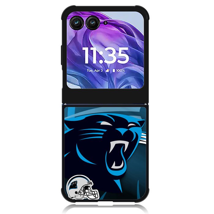 Carolina Panthers 4th Motorola Moto Razr 2024 , Moto Razr 50 Case