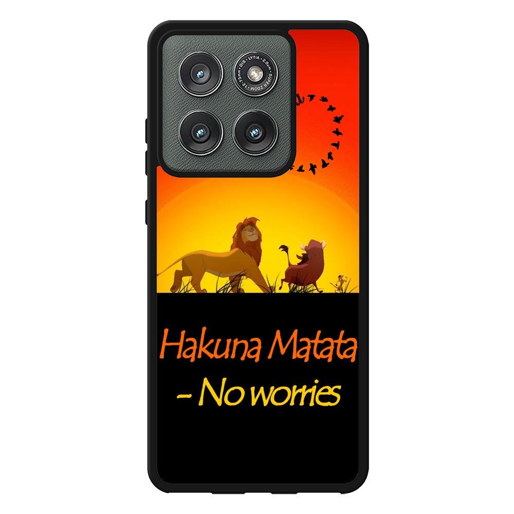 Hakuna Matata No Worries X3644 Motorola Moto Edge 2025 Case