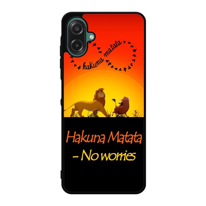 Hakuna Matata No Worries X3644 Samsung Galaxy A07 Case