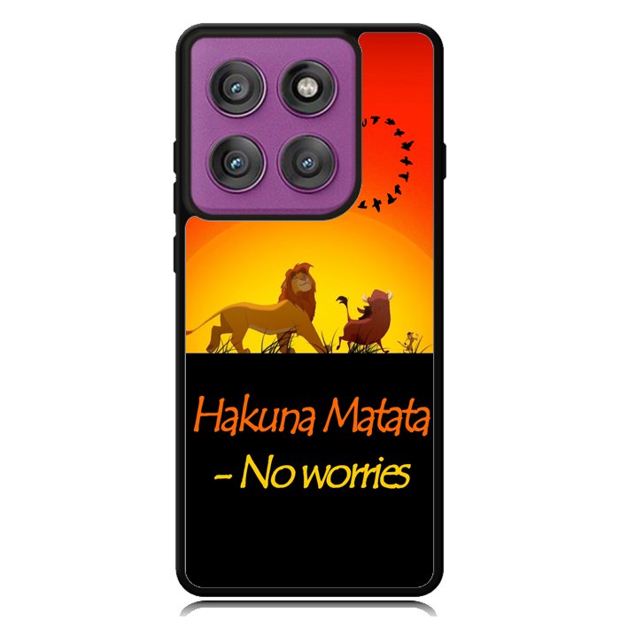 Hakuna Matata No Worries X3644 Motorola Moto Edge 2025 | Moto Edge 60 Fusion | Moto Edge 60 Pro Case